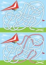 Hang gliding maze