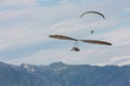 Hang gliding in Swiss Alps