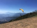 Hang Gliding Take Off Royalty Free Stock Photo