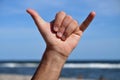 Hang loose Royalty Free Stock Photo