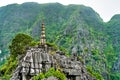 Hang Mua viewpoint at Trang An, Vietnam Royalty Free Stock Photo