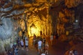 Hang sung sot cave in ha long bay,Vietnam Royalty Free Stock Photo