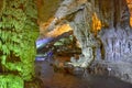 Hang sung sot cave in ha long bay,Vietnam Royalty Free Stock Photo