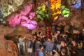 Hang sung sot cave in ha long bay,vietnam