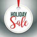 Hang Tag Holiday Sale Vector Illustration 1