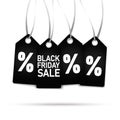 hang tags with text for BLACK FRIDAY