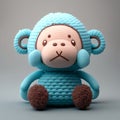 Hang in There - Adorable Monkey Plush Toy for Kids Royalty Free Stock Photo