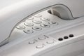 Hang-up , close-up of telephone Royalty Free Stock Photo