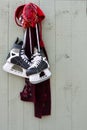 Hang up your skates Royalty Free Stock Photo
