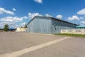 Hangar for fruits and vegetables in storage stock. production warehouse. Plant Industry