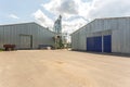 Hangar for fruits and vegetables in storage stock. production warehouse. Plant Industry