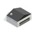 Hangar icon, isometric 3d style