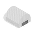 Hangar icon, isometric 3d style