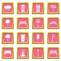 Hangar icons pink