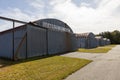 Hangar section of Maryland Airport 2W5 Royalty Free Stock Photo