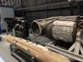 The Royal Air Force Museum London national museum diplaying Roll-Roys Pegasus plane engines