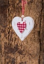 Hanged heart Royalty Free Stock Photo