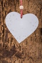 Hanged heart Royalty Free Stock Photo