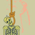 Hanged skeleton