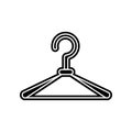 Hanger, closet icon. Element of clothes for mobile concept and web apps icon. Glyph, flat icon for website design and development Royalty Free Stock Photo