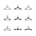 Hanger clothes icon vector. hanger clothes icon simple and modern for app, web and design. Royalty Free Stock Photo