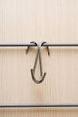 Hanger metal hooks for furnitures Royalty Free Stock Photo