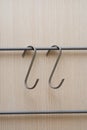 Hanger metal hooks for furnitures Royalty Free Stock Photo