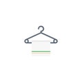 Hanger vector flat colour icon Royalty Free Stock Photo