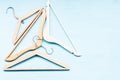 Hangers for clothes wardrobe fashion background nice