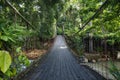 Hangging bridge at Riverside Royalty Free Stock Photo