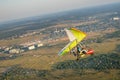 Hangglider piloting Royalty Free Stock Photo