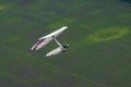 Hangglider wing in flight