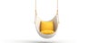 Hanging Armchair Against White Background
