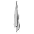 Hanging Bathroom Towel on white. 3D illustration