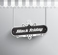 Hanging Black Friday Sale sign