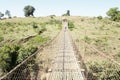 Hanging bridge on Blue Nile in Tisissat