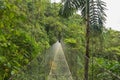 Hanging bridge, Costa Rica Royalty Free Stock Photo