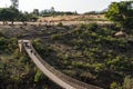 Hanging bridge over the Blue Nile in Ethiopia