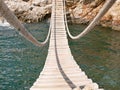 Hanging bridge Royalty Free Stock Photo