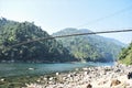 The hanging bridges at shnongpdeng,India