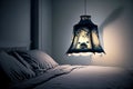 hanging from ceiling night lamp bedside lamp in interior