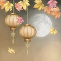 Hanging Chinese Paper Lanterns