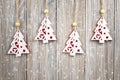 Hanging Christmas decorations Royalty Free Stock Photo