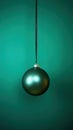 hanging christmas tree bauble decoration, green