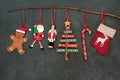 Hanging Christmas Retro Tree Decorations