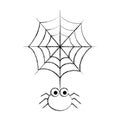 hanging cute cobweb spider halloween