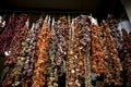 Hanging dried spices