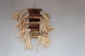 Hanging ears of colorful dried corn, American Southwest Santa Fe