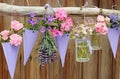 Hanging flower garden