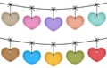 Hanging hearts